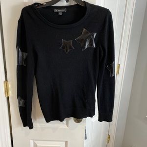 Leather Star Sweater